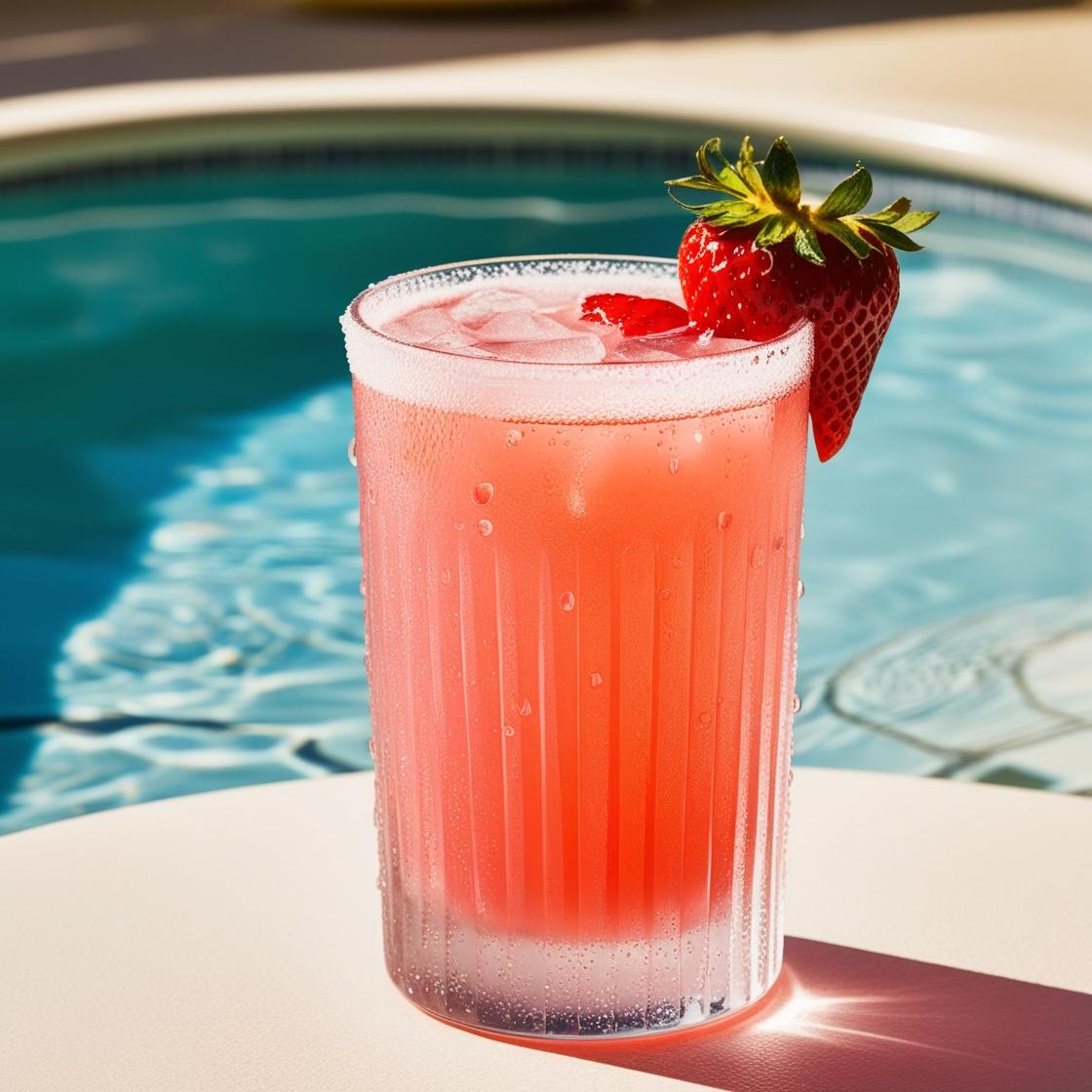 Scarlet Spritz (Strawberry + Lime)